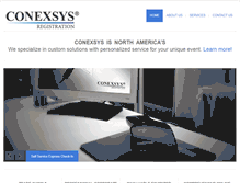 Tablet Screenshot of conexsys.com